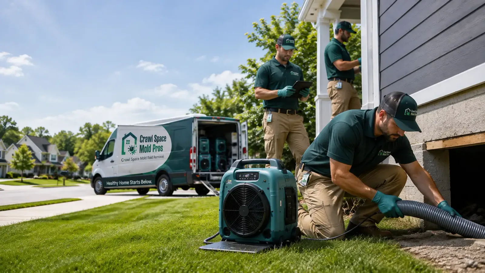 Crawl Space Mold Removal in Freeport, IL